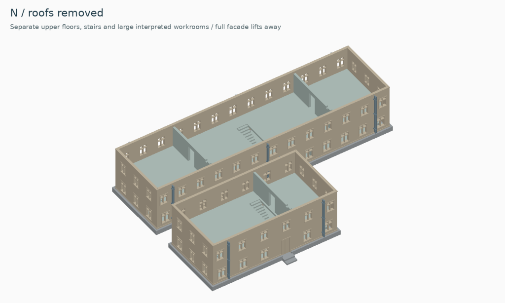 Wallendorf factories — N interior — CAD development view